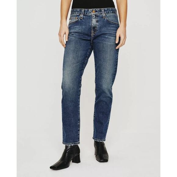 AG Adriano Goldschmied Ex Boyfriend Slouchy Slim Jeans Med Wash Size 31 NWT WJ70